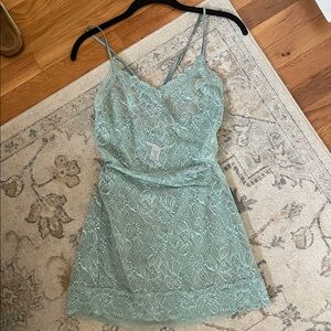 Victoria's Secret vintage Sage Lace Teddy